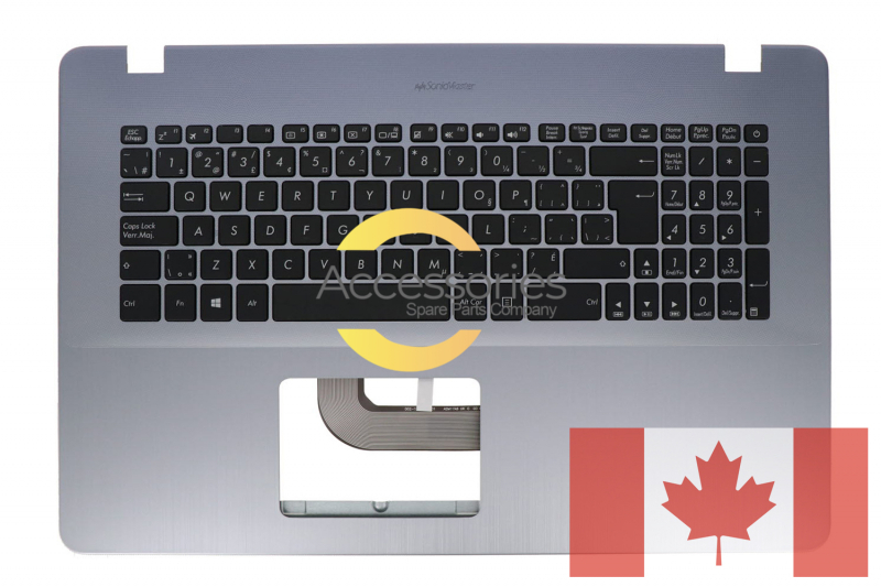 Clavier gris canadien VivoBook Asus