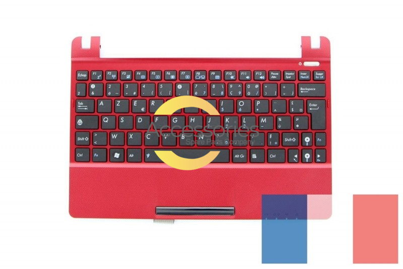 Clavier AZERTY rouge