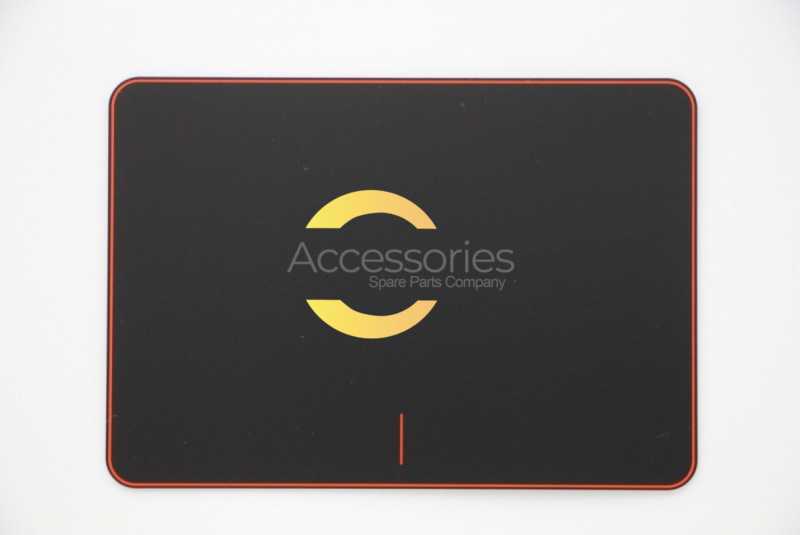 Plaque du touchpad noire et orange