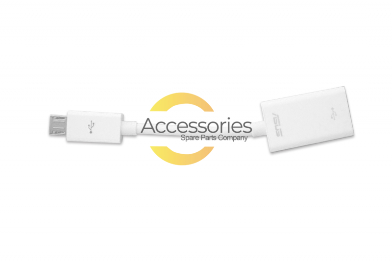 Adaptateur blanc USB A vers micro USB B ZenFone