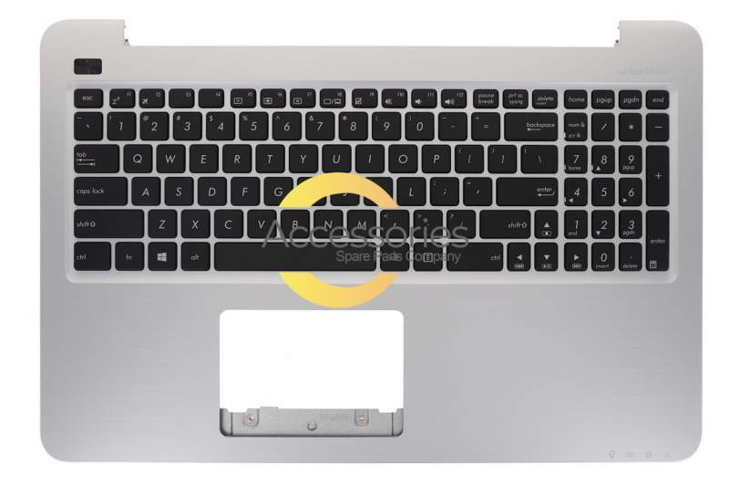 Asus Grey QWERTY US keyboard
