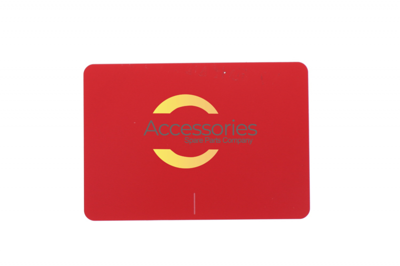 Plaque du touchpad rouge de PC portable Asus