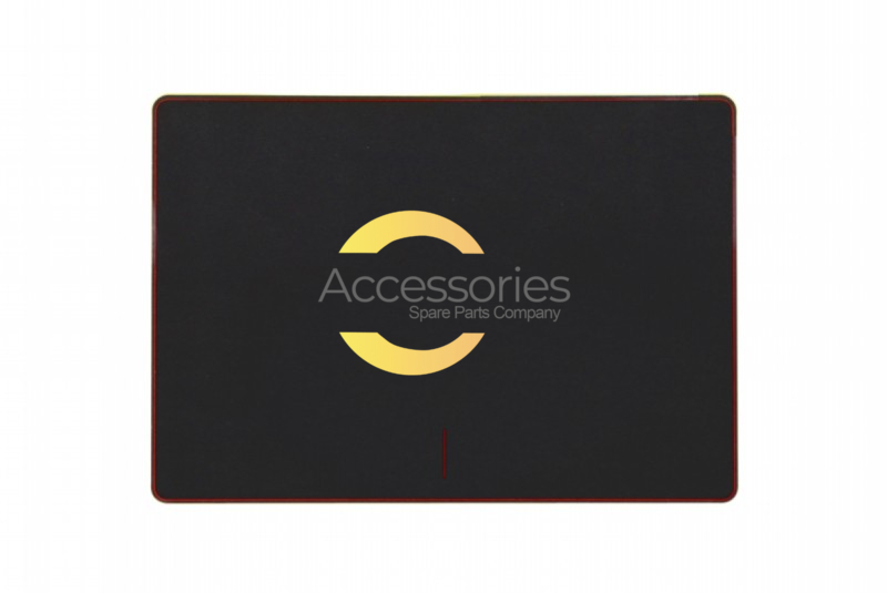 Plaque du touchpad noir et rouge de PC portable Asus