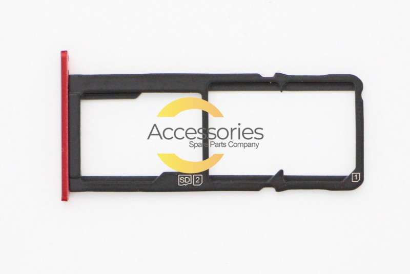Sim Tray rouge ZenFone 5 Lite Asus