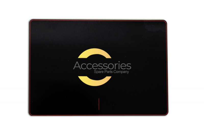 Plaque du touchpad noire et rouge