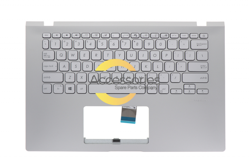 Asus American silver QWERTY keyboard