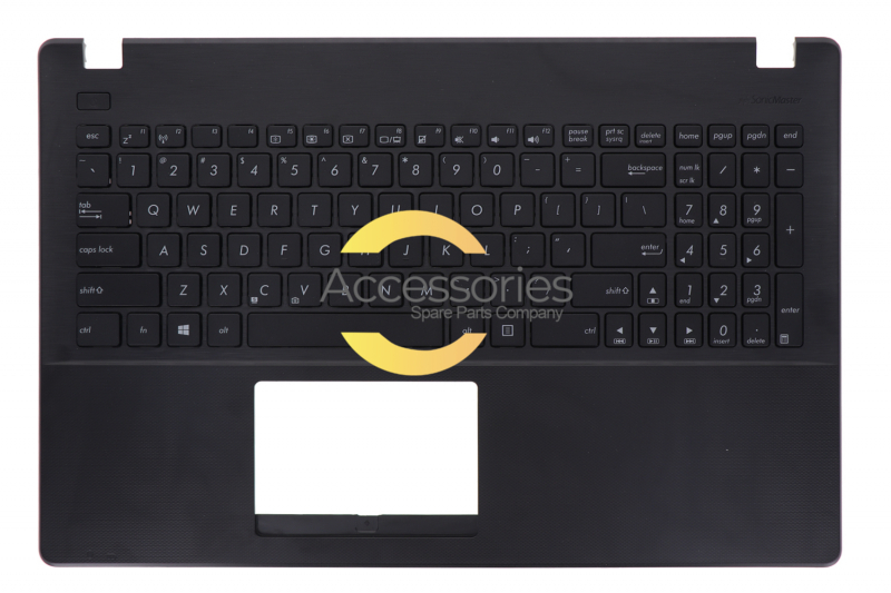 Clavier noir QWERTY américain de PC portable Asus