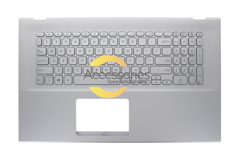 Asus American QWERTY Silver Backlit Keyboard