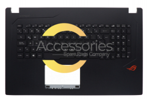 Asus Black Latin American QWERTY backlit keyboard