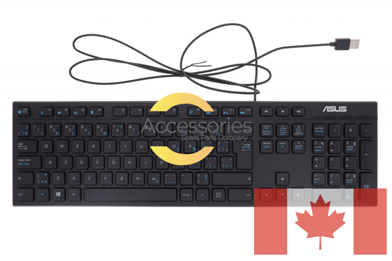 Clavier filaire QWERTY canadien Asus