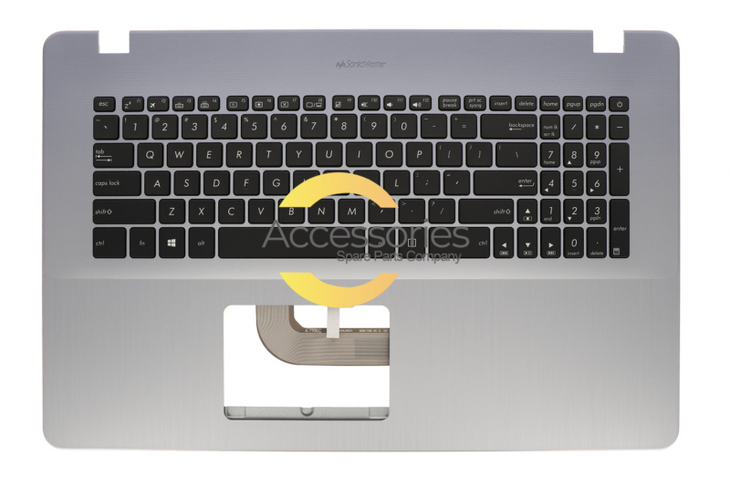 Asus Grey US QWERTY backlit keyboard
