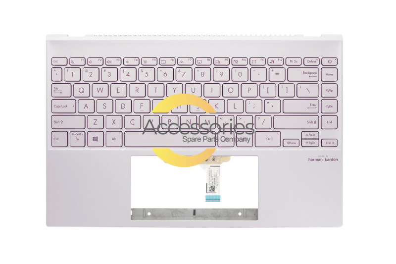 Clavier lila rétroéclairé QWERTY Américain de PC portable Asus