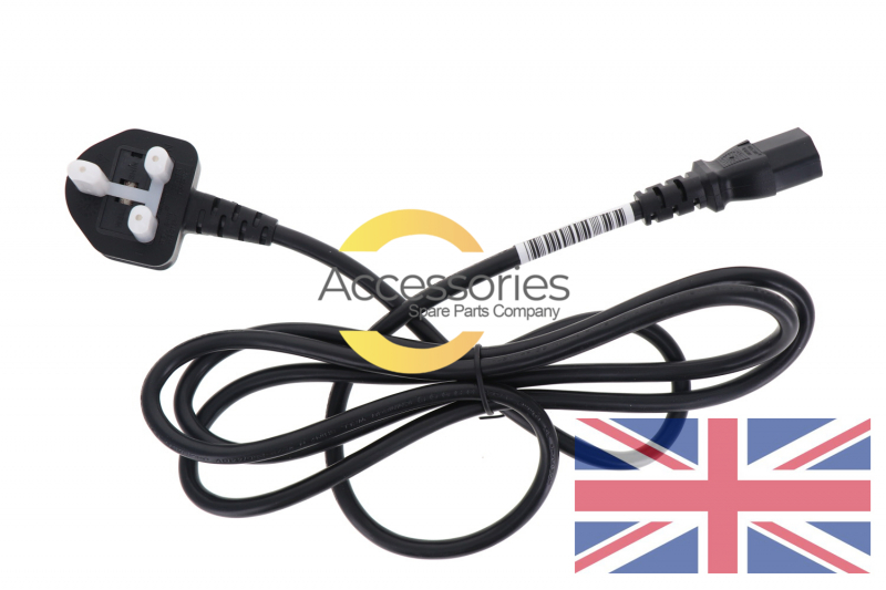 Cable de alimentación negro para cargador de Inglés Asus