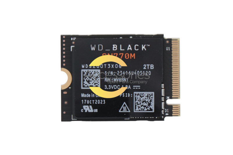 SSD NVMe M.2 2230 2 To WD Black