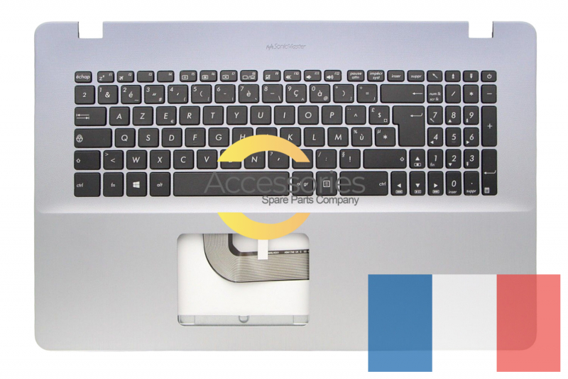 Asus VivoBook 17 silver French AZERTY Keyboard
