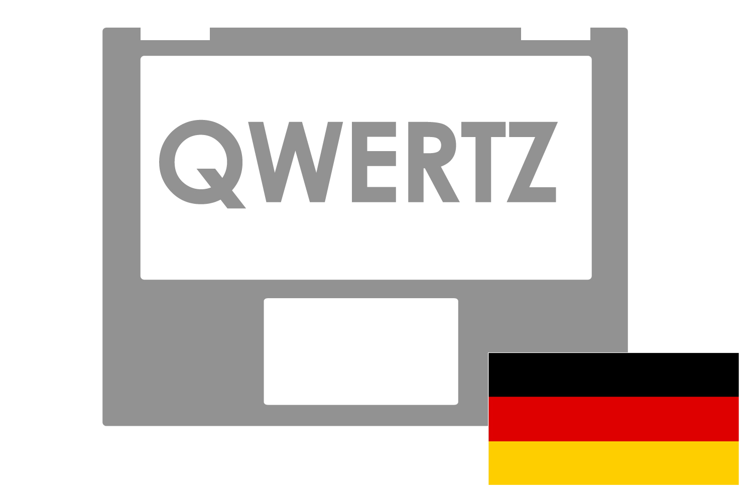 Clavier argenté rétroéclairé QWERTZ allemand Asus